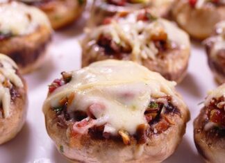 Recetas para un 2020 sabroso: CHAMPIÑONES RELLENOS