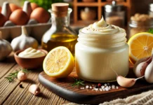 Cómo hacer mayonesa casera con batidora sin que se corte (¡en solo 1 minuto!) 🥚🍋 como hacer mayonesa casera